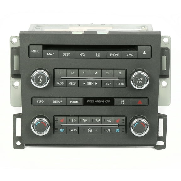 Restored Lincoln 2009 MKS AM FM Radio 6-Disc CD w Navi & Climate Controls 8A5T-19C156-AL (Refurbished)