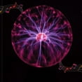 thumbnail image 3 of Plasma Ball Light, 5 Inch Touch Sensitive Sensitive Ball Ion Sphere Lamp Red Light Novelty Night Lights, 3 of 5
