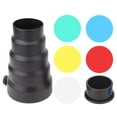 thumbnail image 2 of Snoot cónico fácil de instalar Lamplet de alta confiabilidad Snoot cónico mano de obra fina 5 filtros de color para capturar mejor la forma y el objeto ANGGREK Otros, 2 of 8