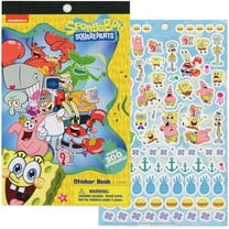 UPD 712405SB: Sponge Bob 4 Sheet Sticker Pad, 200  Stickers
