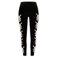 thumbnail image 5 of Levmjia Womens Pants Easter Printed Casual Fashion Tight Yoga Comfy Elastic High Waist Sweatpants Fashion Bottoming Leisure Pants Sports Daily Wear, 5 of 5