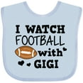 thumbnail image 3 of Inktastic I Watch Football with My Gigi Boys Baby Bib, 3 of 4