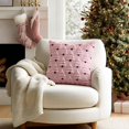 thumbnail image 6 of Clearance! Christmas Tree Decorative Throw Pillow Covers 18x18 Inch | Set of 2 Throw Pillow Cases, Soft Plush Cushion Covers, Xmas Home Decor Winter Holiday.Pink, 6 of 6