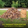 thumbnail image 3 of Restored Sun Joe SDJ617E Bladeless Electric Leaf Mulcher + Shredder 15 Amp 8,000 RPM Mulches Up to 55 Gallons of Leaves Per Minute Black (Refurbished), 3 of 9