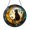 Acrylic 3.5 Inch, variant on Moonlight Black Cat Stained Glass Suncatcher, Decorative Window Hanging with Mystical Celestial Theme