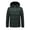 Green, variant on Men's Puffer Jacket Detachable Hood Padded Winter Coat Zip Up Warm Outerwear for Casual Outdoor Wear