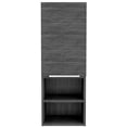thumbnail image 2 of 32 Smoky gray Oak Accent cabinet With Three Shelves, 2 of 3