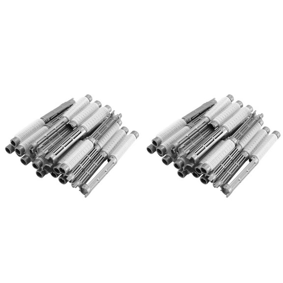 New Arrivals 40Pcs Hair Perm Rods Styling Bars DIY Clip Perming Rod Roller Curler Salon Hairdressing Tool Kit