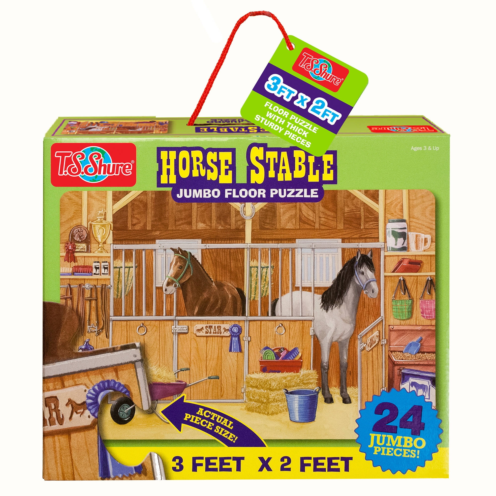 T.S. Shure Horse Stable Jumbo Floor Puzzle