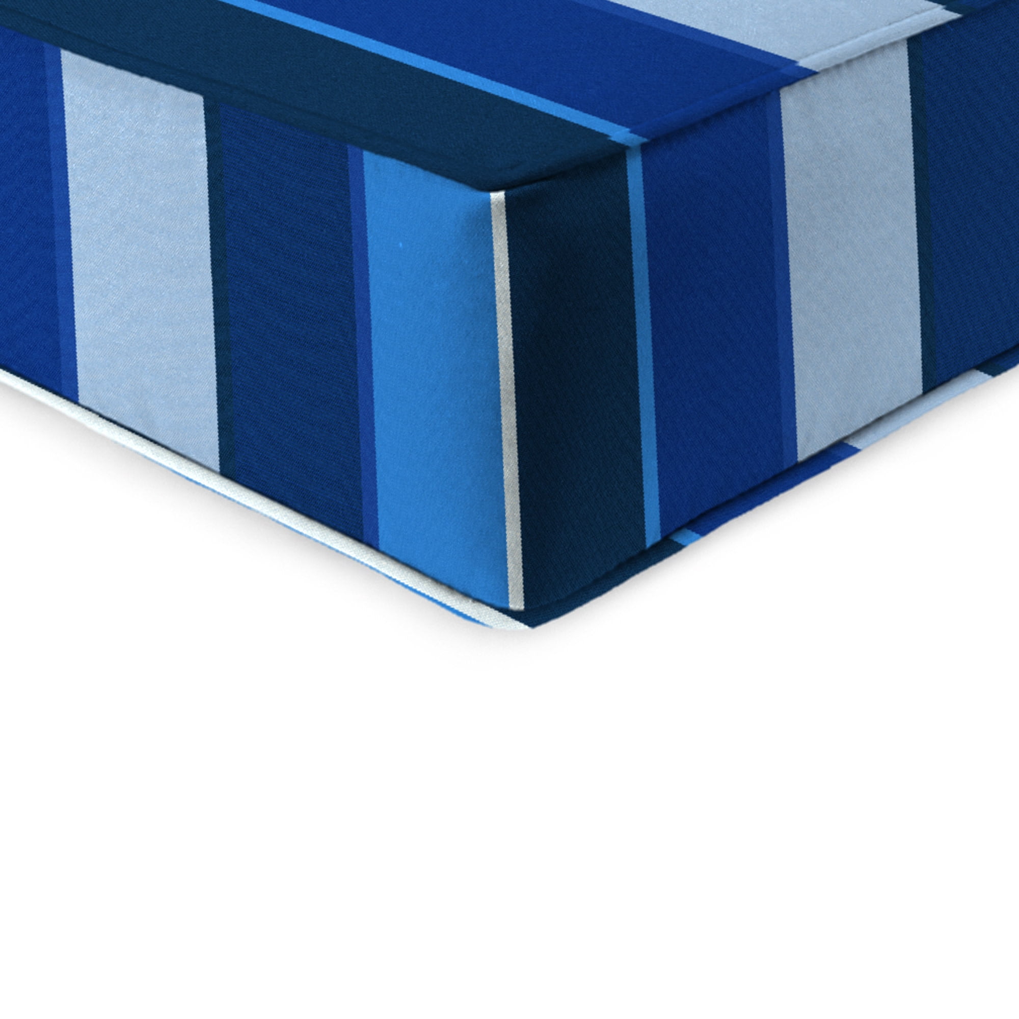 45" x 24" Rectangular Outdoor Deep Seat Chair Cushion Set with Welt