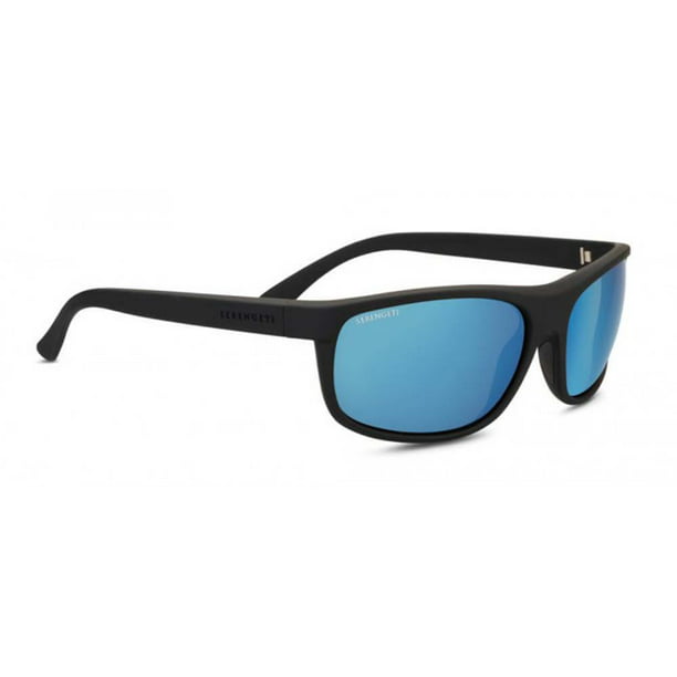 Serengeti 8672 Sunglasses Alessio Black Polarized 555nm Blue 8672 ...
