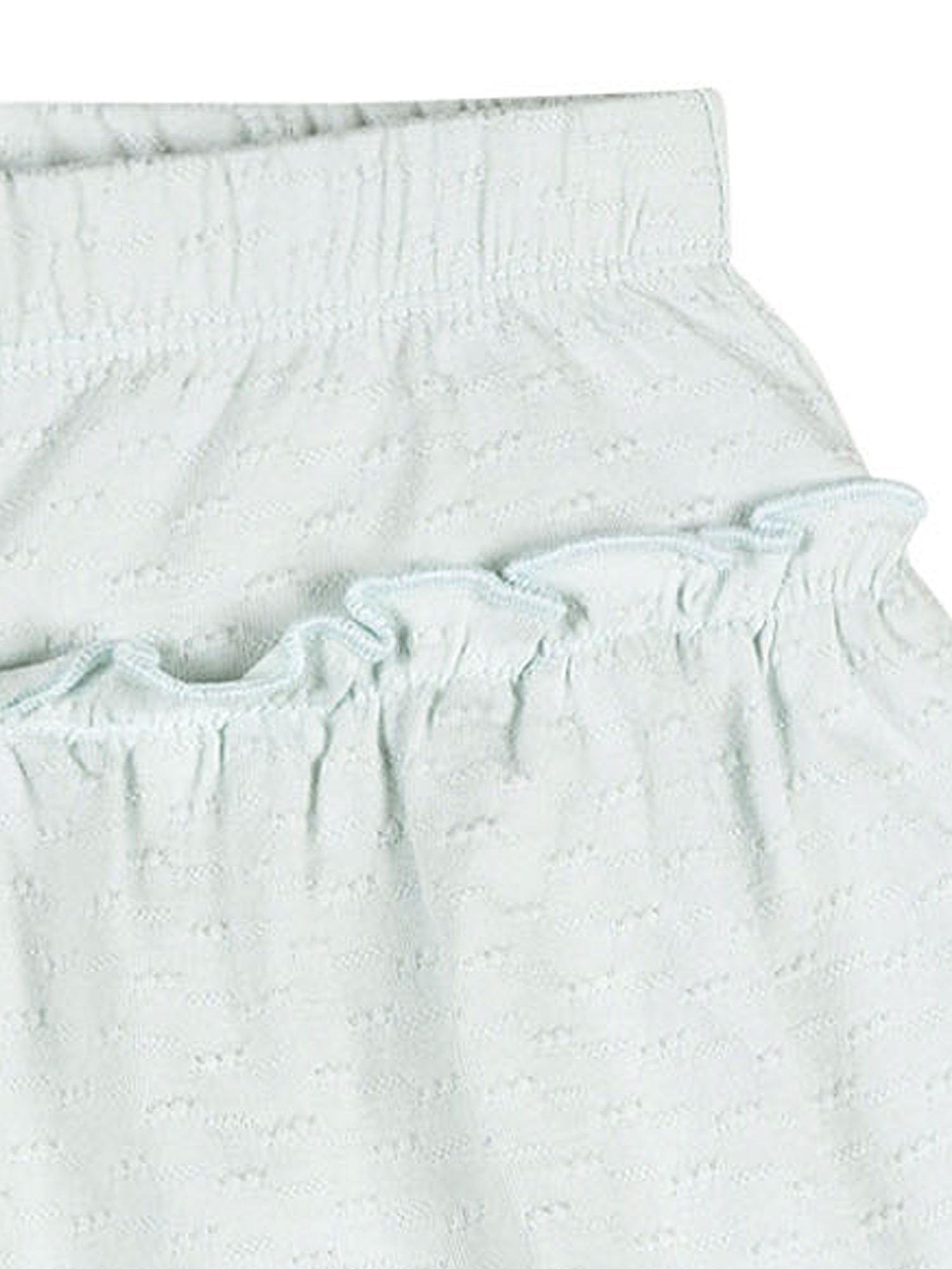 Modern Moments by Gerber Baby and Toddler Girl Organic Loose Ruffled Skirted Short, Sizes 0/3 Months - 5T