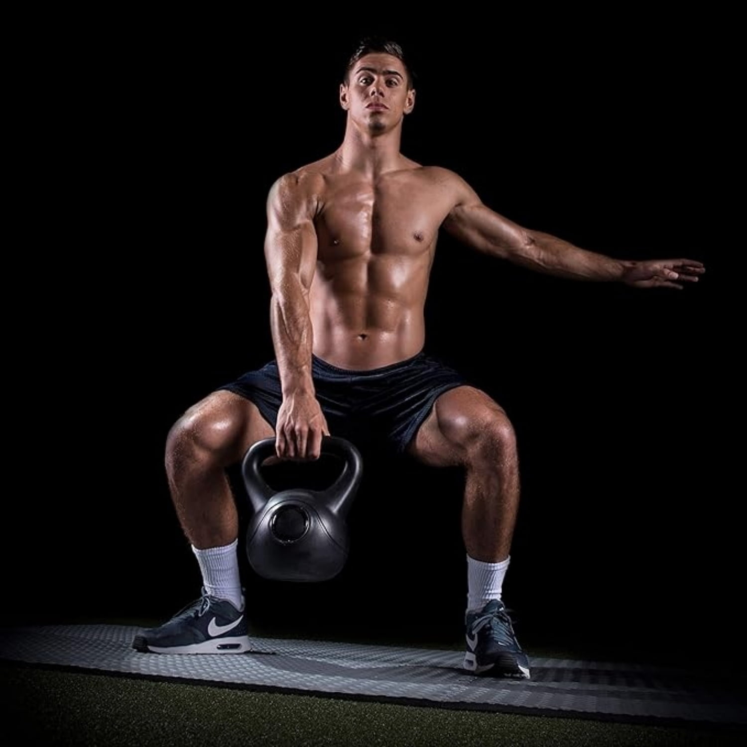 Vinyl Plastic Kettlebell from 10, 15, 20, 25, 30, and 35 lbs