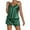 A-Green149, variant on Women's Satin Lace Trim Pajama Set V Neck Cami Sleep Set Soft Elegant Sleeping Pajama Sets