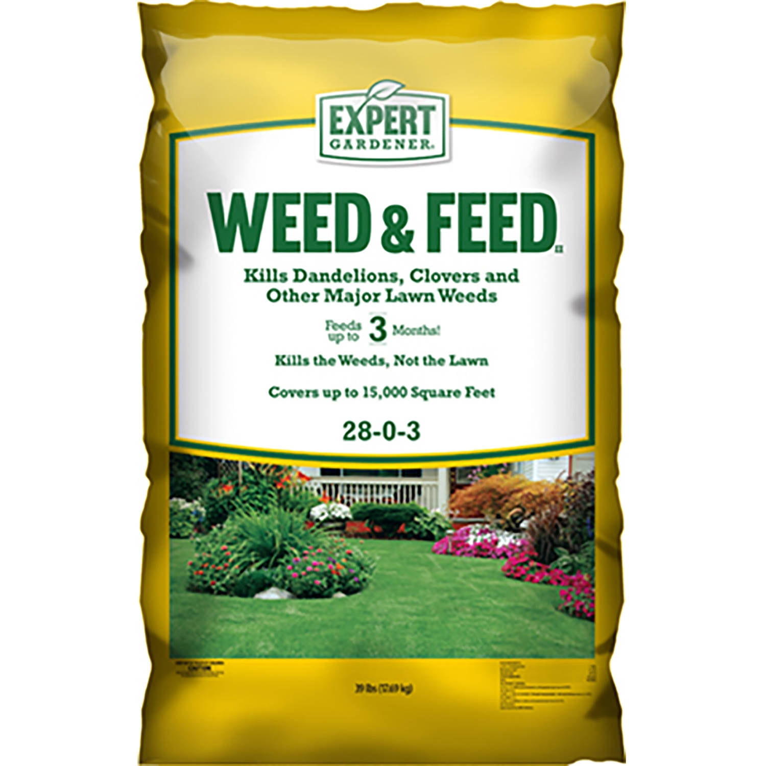 Expert Gardener Weed And Feed Lawn Food 28 0 3 Fertilizer 39 2 Lb 