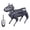 Black, variant on Remote Control Robot Dog, White Spray Simulation Walking Pet Toy with LED Lights Music Function, 1 Pack Electric Interactive Play Set for Boys Kids Toddlers Birthday Holiday Gift Entertainment