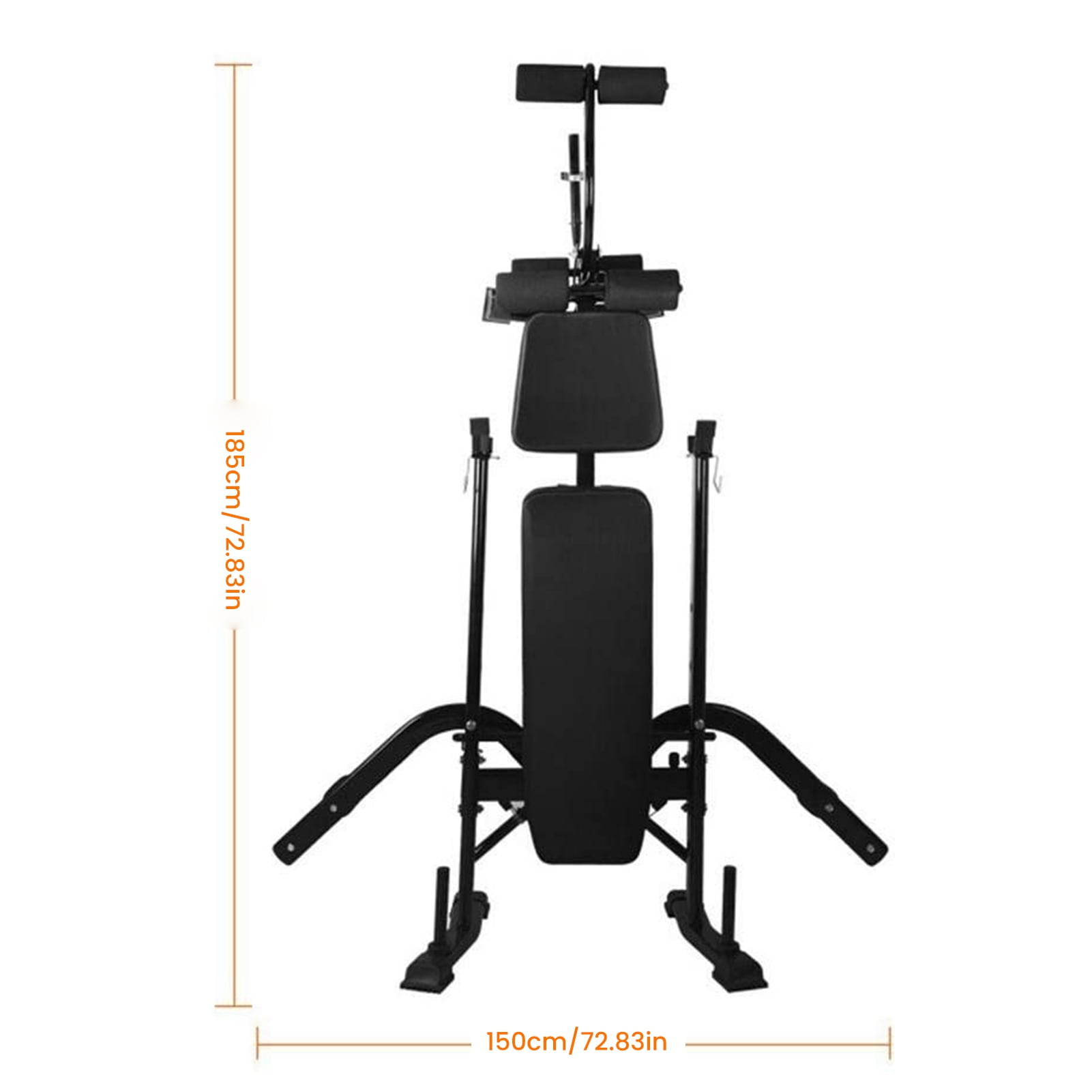 JNXYL Adjustable Weight Bench Set, 800LBS 4 In 1 Full Body Workout Weight Bench With Leg Extension , Multi-Function Strength Training Bench Press Set for Home Gym
