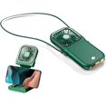 thumbnail image 1 of Ventilador de cuello portátil XCF recargable por USB plegable multifuncional verde, 1 of 4