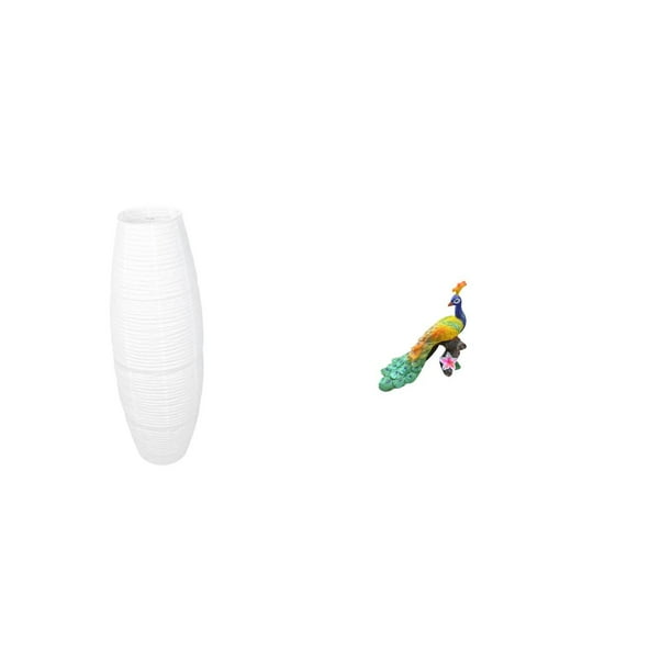 Lámpara De Pie Con Pantalla De Pavo Real, Escultura Decorativa, Figura De Papel, Jaula Protectora Para Bombilla, Accesorios Modernos, Cubierta Para Dormitorio, Hotel, Jardín, Adorno,