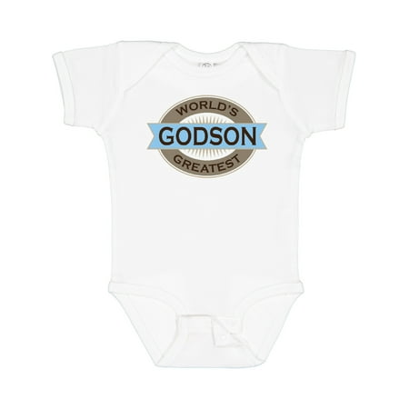 

Inktastic Godson (Worlds Greatest) Gift Baby Boy Bodysuit