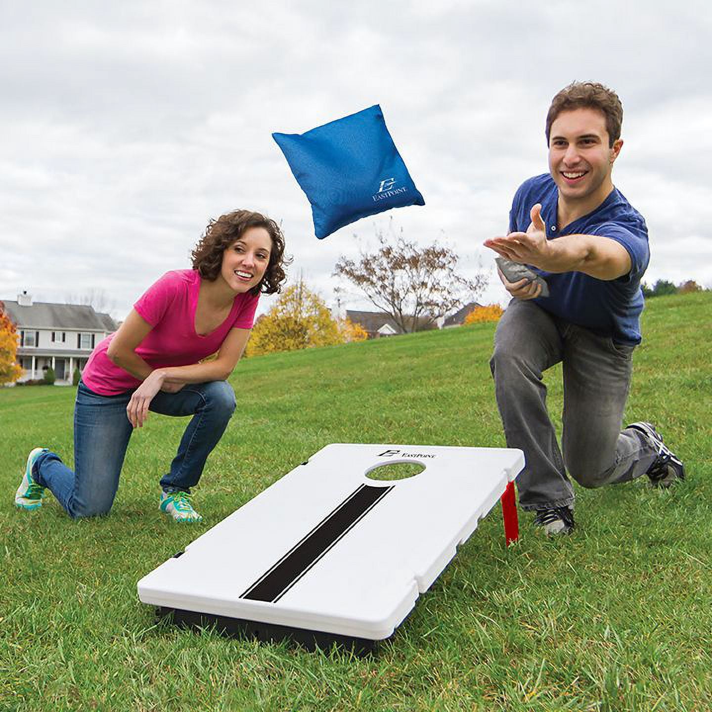 EastPoint Sports Lightweight and Portable All Weather Beanbag Toss Game Set with 8 Bean Bags