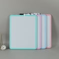 thumbnail image 3 of OIUR Small Dry Erase Whiteboard 14" x 11" Mini White Board with Marker Double-sided Handheld Dry Erase Board for Home Office Classroom, 3 of 7