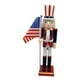 thumbnail image 3 of Cascanueces de madera tradicional decorativo de 38 cm, figura de cascanueces para regalos de fiesta LL0094, 3 of 9