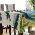 thumbnail image 5 of Yayeee Tablecloths 54" x 72" Rectangle Wrinkle Resistant Party Table Cover, Mounatin at Dawn, 5 of 8