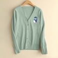 thumbnail image 2 of Cardigan pour Femmes, Chandail Décontracté Col Cardigan Manches Longues Grande Taille Tricoté, Cardigan pour Femmes, 2 of 6