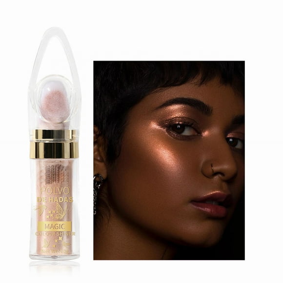 Sheer Highlight Fairy Highlighting Pat Powder Glitter Face And Body Glow Powder Strip Cosmetics Natural 3d Puff Face Powder High Gloss Fairy Glitter Glitter Pattern Powder Bright Face Eyes
