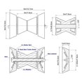 thumbnail image 4 of Rouleau de Remorque 195mm avec Roues Intégrées, Rouleau de Construction en PU Longue Durée, 4 of 5