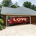 thumbnail image 5 of Meggemo 78.7 x 59.1 Inches Valentine's Day Garage Door Banner Backdrop Outdoor Yard Party Decor Romantic Hanging Flag Decoration, 5 of 6