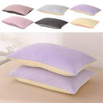 Queen Size Hotel-Grade Fiber Pillow Cover,Soft Breathable Envelope Closure Pillowcases for Hair and Skin,Luxury Oil-Proof Protective Covers for Sleeping,Friendly Household Pillow Case