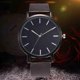 thumbnail image 3 of Reloj de cuarzo de aleación de moda para mujer relojes de correa de malla de acero simple (negro) Tmvgtek Para estrenar, 3 of 4