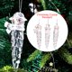 thumbnail image 4 of Crystal Suncatcher Christmas Window Hanging Pendant Rainbow Maker Para La Decoración Del Árbol De Navidad Inevent HA037822-00, 4 of 6