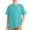 Light Blue, variant on Boys Cotton T-Shirt Crew Neck Short Sleeve Shirts Soft Comfy Casual Loose Fit Tops Kids Basic Solid Color Holiday Summer Tee