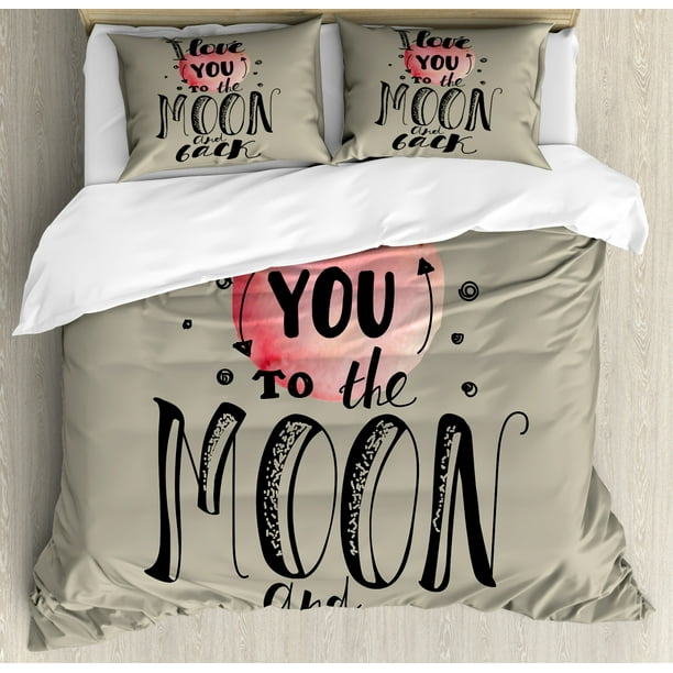 I Love You Duvet Cover Set My Valentine Romantic Attraction