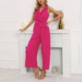 thumbnail image 4 of EQWLJWE Robes d'Été pour Femmes 2023 Robes avec Manches Robe Plissée Confortable Élégante Slim Couleur Unie en Chiffon, 4 of 9