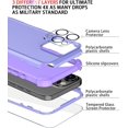 thumbnail image 5 of Diverbox Phone Case for iphone 16 Pro Max with Screen Protector, Heavy Duty Protection Shockproof DropProof Cover Compatible with MagSafe - Purple, 5 of 7