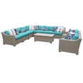 thumbnail image 1 of Ensemble de Meubles de Patio en Osier d'Extérieur 10 Pcs en Aruba, 1 of 2