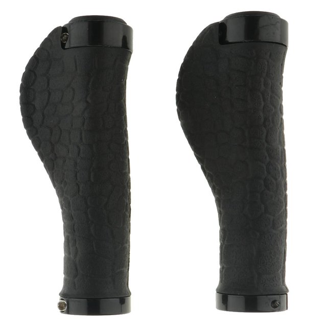 Pro MTB Grip Hand Aluminio Grips Negro shamjiam Apretones de manillar de bicicleta