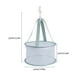 thumbnail image 4 of Kearding Cestas de lavandería colgantes reutilizables Soporte para orificios Licuadora de cosméticos de secado de gran capacidad Bolsa de red Estante Almacenamiento y organización del hogar Verde Kearding HA063603-03B, 4 of 6
