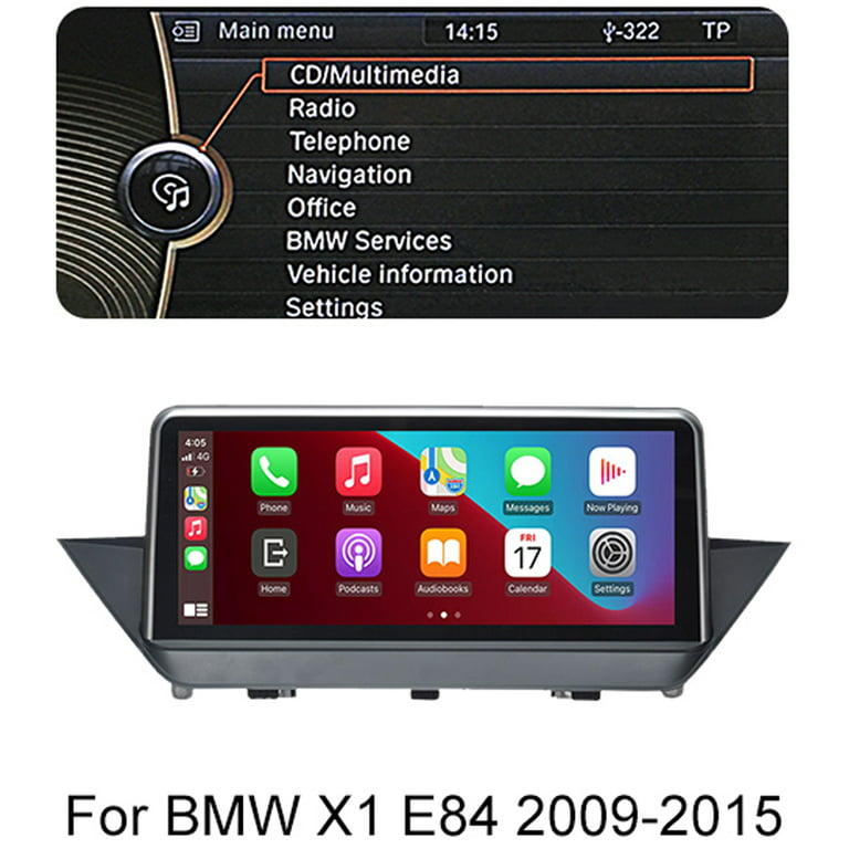Apple CarPlay & Android Auto Head Unit for BMW X1 E84 2009-2015