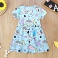 thumbnail image 2 of Tutu Dresses For Toddler Girls Easter Dresses Birthday Party Princess Dress Sundress Trendy Spring Summmer Outfit Fashion Cothes #Sky Blue 2-3 Years, 2 of 6