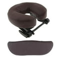 thumbnail image 2 of Bracket arm rest Pillow for Massage Table Bed Brown, 2 of 8