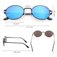 thumbnail image 3 of LotFancy 2 Round Sunglasses for Unisex Child Kids Girl Boys, Blue Lens, 3 of 7