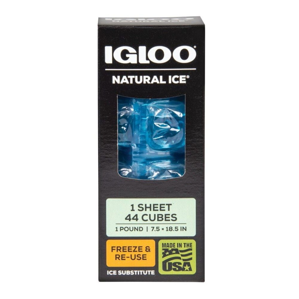 Igloo Maxcold Ice Sheet 44 Cube – Gel Riutilizzabile Per Cooler E Congelatore, Blu