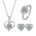 thumbnail image 2 of Fiudx Conjunto de Joyas de Gota de Agua, Elegante Collar de Cristal, Impresionante Par de Pendientes, Ligero y Cómodo de Llevar, Perfecto para Fiestas o Regalos, Ideal para Mujeres y Niñas, Regalo Ún, 2 of 6