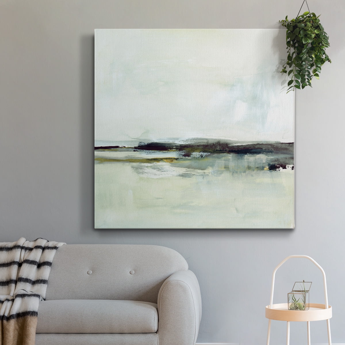 Wexford Home Sage Skies II-Premium Gallery Wrapped Canvas, 16" x 16" - Ready to Hang