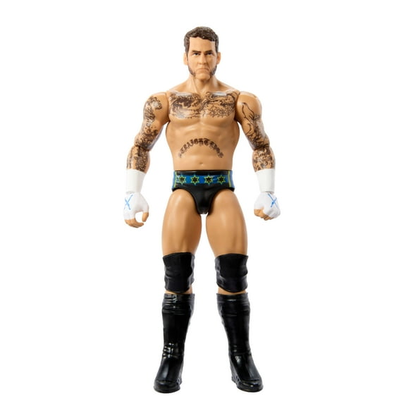 WWE CM Punk Action Figure, 6-inch Collectible Superstar with Articulation & Life-Like Look